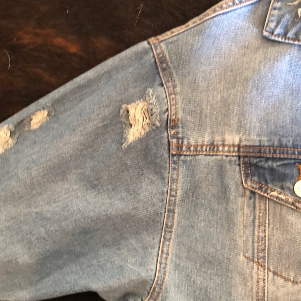 Oversized Active USA Denim Jacket - Picture 6 of 8
